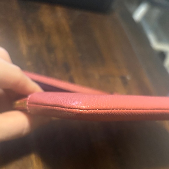 Coach Pink Leather Wristlet Clutch, NWOT - Picture 5 of 11